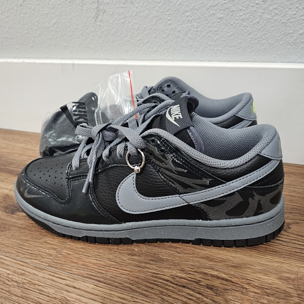 Nike Dunk Low Berlin Black Men's 5.5 Off Noir/Cool Grey/Black/Jade Horizon Shoes